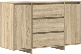 vidaXL Széf fiókkal Sonoma tölgy 120 x 41 x 75 cm Faanyag