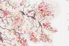 Fotótapéta Flizelin a Hálószobába Nappali Virágzó ágak 104x70 Ragasztó