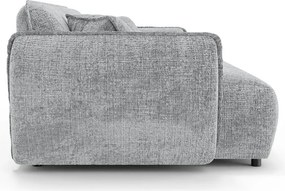Világosszürke zsenília kanapé 250 cm Nelia Big – Ropez