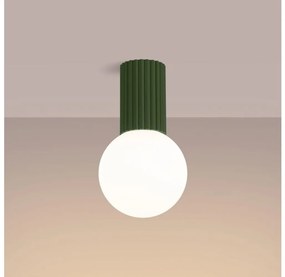 Sollux SL.1723 - Fürdőszobai mennyezeti lámpa HALO 1xG9/8W/230V IP44 zöld