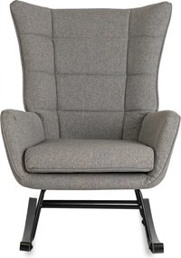 Hintafotel szürke szövet kárpittal – JACKSON