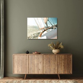 Üveg kép - Yacht (70x50 cm)