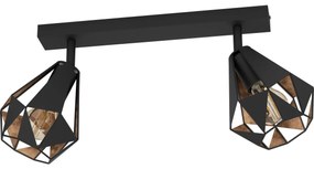 Eglo 43716 - Spotlámpa CARLTON 2xE27/40W/230V