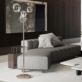 Ideal Lux - LED Állólámpa EQUINOXE 4xG4/2W/230V réz/átlátszó