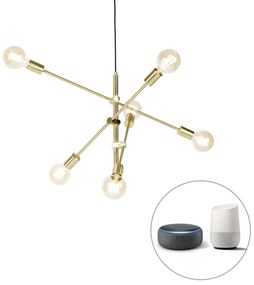 Okos lógólámpa sárgaréz 6-lámpás, WiFi-vel G95 - Sydney