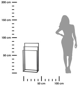 Törülközőtartó 85x45 cm