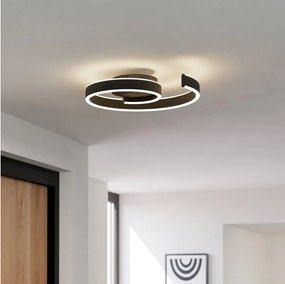 Eglo 901888 -LED RGBW dimmelhető mennyezeti lámpatest ANDABAIA-Z LED/37W/230V fekete