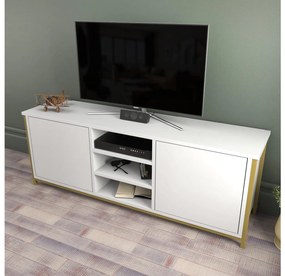 TV asztal Otosello (arany + fehér). 1107349