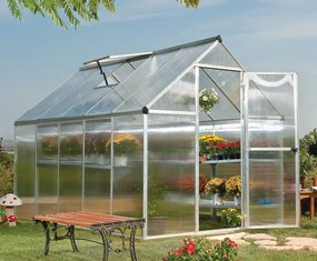 Polikarbonát kerti üvegház Silver Mythos 1,85 x 3,1 m a Palram - Canopia cégtől