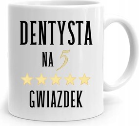 Ajándék Bögre Fogorvosnak 5 Csillagos, fényképes nyomattal