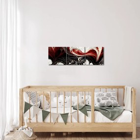 Kép - Modern absztrakció (órával) (90x30 cm)