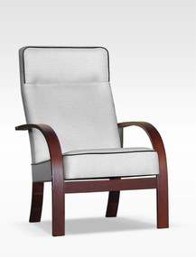 Fotel Limme (világosszürke + barna). 1040864
