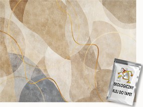 Fotótapéta Flizelina Absztrakt Formák Vonalak Scandi Boho 250x175 ragasztó