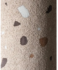 Világosbarna buklé-zsenília gyerek babzsákfotel Terrazzo Square – Wigiwama