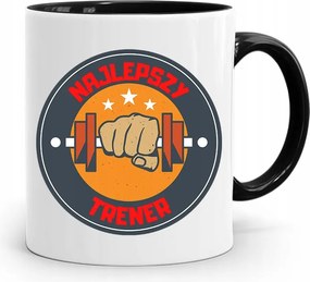 Edzőnek Bögre Fekete Legjobb Edző nyomott mintával