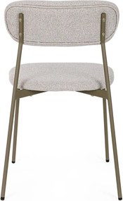 Világosbarna kárpitozott étkezőszék Inka – Yes Everyday