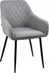 Szürke kárpitozott szék nappaliba, étkezőbe és konyhába modern Rello