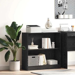 Könyvespolc Musta tammi 80 x 24 x 76 cm Faanyag