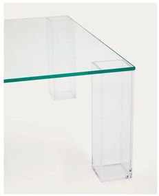 Üveg dohányzóasztal 85x85 cm Adularia – Kave Home