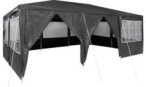 vidaXL Partysátor Antracit 600 x 400 x 266 cm Polietilén