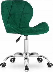 AKCIÓ Zöld irodai szék AVOLA VELVET II. minőség