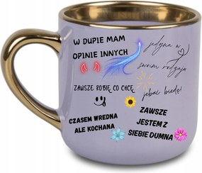 Elegáns bögre „Az én bögrém” 400 Lila