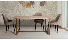 Natúr színű étkezőasztal 180x90 cm Ankara – Mauro Ferretti