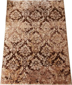 Elegáns barna csiszolt szőnyeg 133x190cm