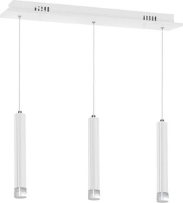 MILAGRO ML189 ALBA Hengeres Függesztett Lámpa Fehér LED IP20
