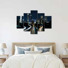 Éjszakai metropolisz képe (150x105 cm)