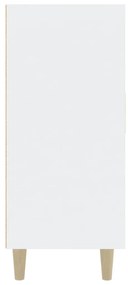 fehér szerelt fa tálalószekrény 90 x 34 x 80 cm