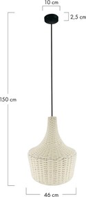 Dijk COTTON 102393 Függőlámpa 1x40W/E27 IP20