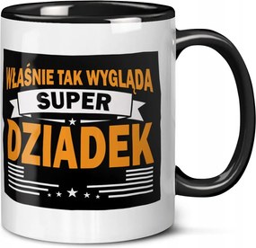 Ajándék Nagypapának Bögre Így Néz Ki Szuper Nagypapa Névnap Születésnap