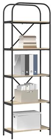 Könyvespolc sonoma tölgy 60 x 30 x 183 cm Faanyag