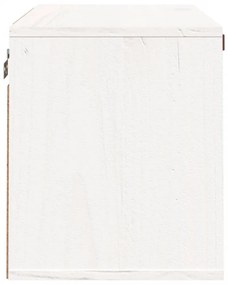 fehér tömör fenyőfa faliszekrény 60 x 30 x 35 cm