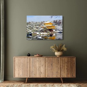 Kép - Kinkakuji, Japán (90x60 cm)