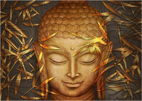 Kép - arany Buddha (üvegen) (70x50 cm)