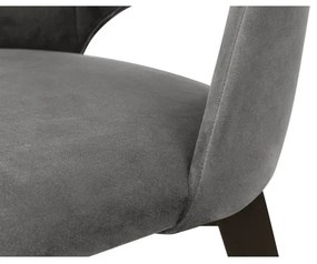 Étkezőszék BOVIO 86x48 cm szürke/bükkfa