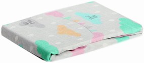 Bambusz pelenka Baby Nellys ® - lányos minta, 75 x75 cm