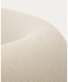 Krémszínű zsenília sarokkanapé (jobb oldali-heverő résszel) Martina – Kave Home