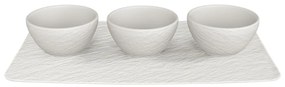 Mártogatós tál, 4 db., Manufacture Rock blanc kollekció - Villeroy & Boch