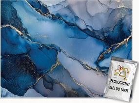 Fotótapéta Márvány Kék Absztrakt Falra Hálószoba Nappali 250x175