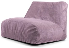 Lila kordbársony babzsákfotel Sofa Tube – SLOWDOWN