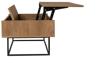 Est Walnut and Black dohányzóasztal