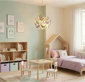 Gyerek függőlámpa műanyag búrával ø 50 cm Butterfly – Reality