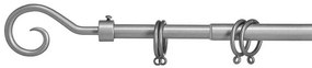 VALANCE LOOP szürke fém függönykarnis 120-210 cm