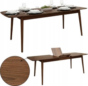 Összecsukható Étkezőasztal nappali étkező asztal téglalap alakú 219x90x75 cm