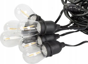 Világító LED-es fényfüzér kellemes hangulat dekoráció világítás meleg szín