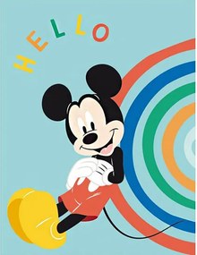 Disney Mickey Hello polár takaró 100x140cm