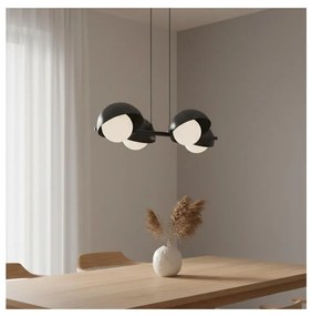 Kábelen függő csillár BOOM 4xG9/8W/230V fekete